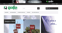 Desktop Screenshot of grafia.it
